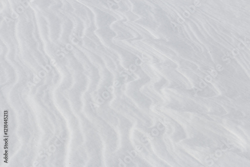 wavy lines on white  layered snow abstract texture background