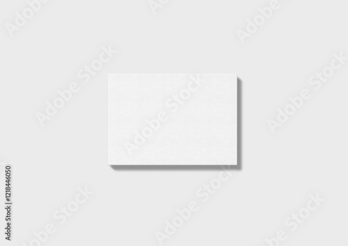 Front view of blank canvas