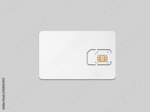 Sim card mockups, plastic card mockups, 