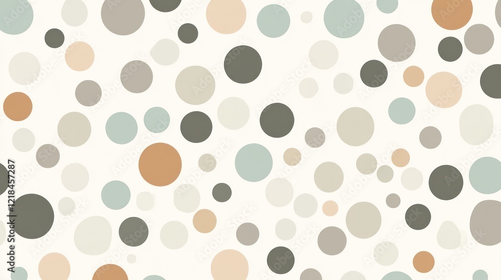 Abstract background with scattered pastel circles. Abstract background with scattered pastel circles.