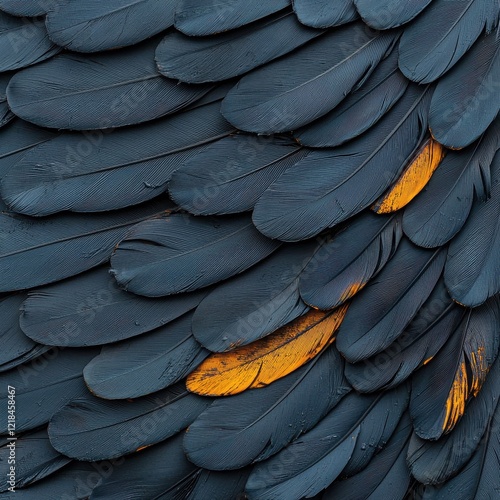 Impact of oil spills on wildlife close-up of oil-stained feathers natural habitat environmental textured details photo