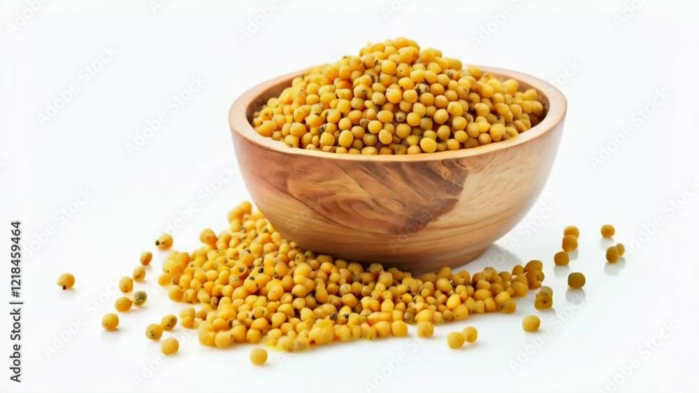 Mustard seeds bowl. Mustard seeds are small, round seeds of various mustard plants, used as a spice in cooking for their pungent, peppery flavor. Mustard seeds bowl. Mustard seeds are small, round seeds of various mustard plants, used as a spice in cooking for their pungent, peppery flavor.
