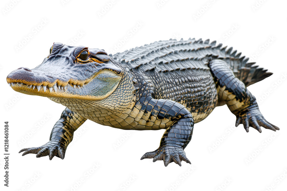Fototapeta premium American Alligator Reptile Wildlife Nature Closeup