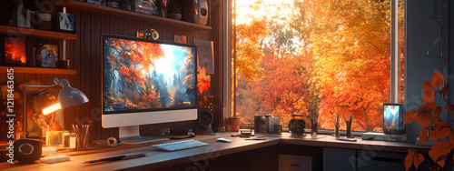 High-Tech Artist's Workspace