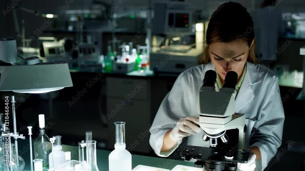 Scientist at Work: Late-Night Research in the Lab Scientist at Work: Late-Night Research in the Lab