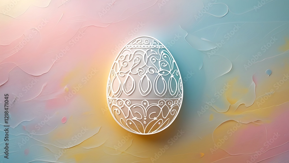 easter egg with pattern easter egg with pattern