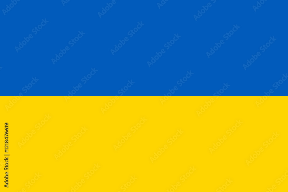 High detailed flag of Ukraine. National Ukraine flag. Europe. 3D illustration. High detailed flag of Ukraine. National Ukraine flag. Europe. 3D illustration.