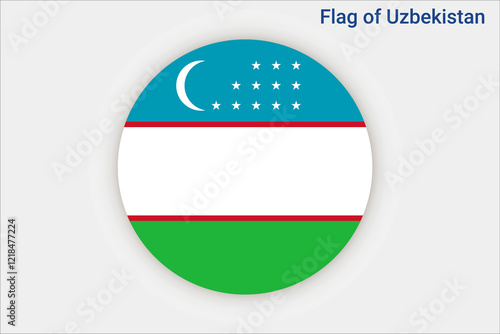 Free Download High detailed flag of Uzbekistan. National Uzbekistan flag. Asia. 3D illustration. - GFXLoad