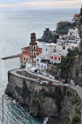 Obraz na płótnie Ravello - Borgo di Atrani da Via San Nicola w salonie