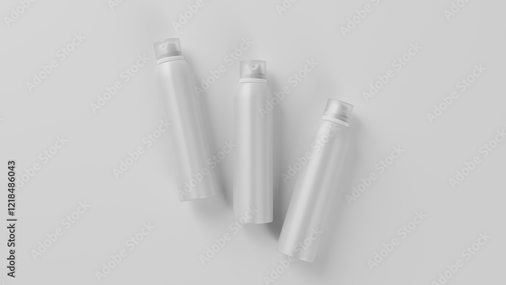 Isolated image deodorant bottle 3d render Isolated image deodorant bottle 3d render