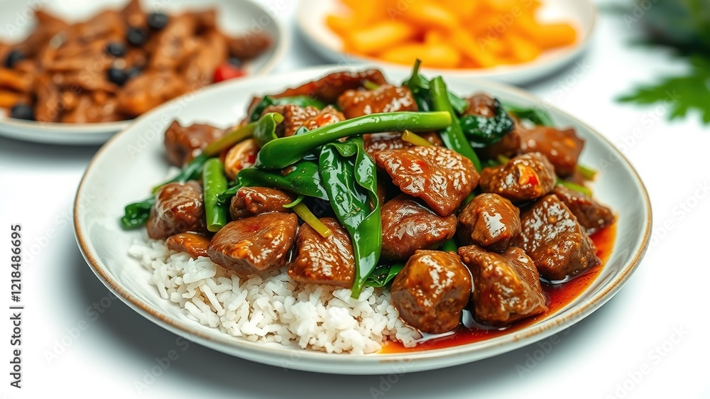 Delicious Indonesian Beef Stir-fry with Greens Delicious Indonesian Beef Stir-fry with Greens