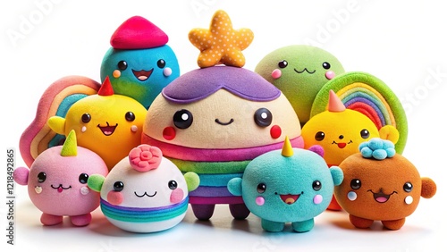 Kawaii Toy Expressions - Happy Playful Designs photo