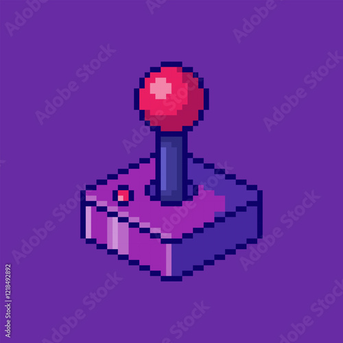 Pixel art Classic Arcade Joystick game asset design