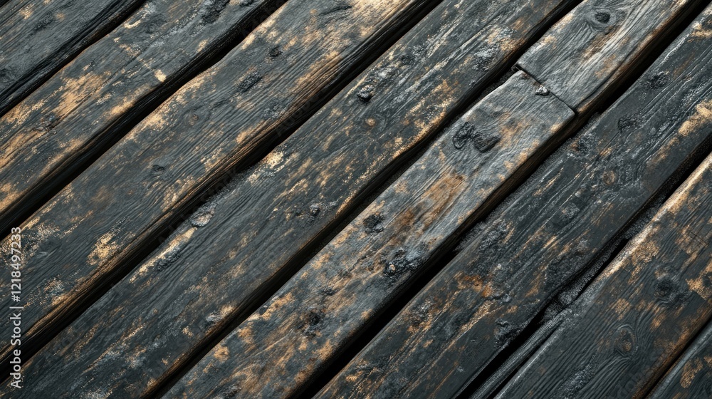 Burned wood planks, diagonal, texture, outdoor, background, design Burned wood planks, diagonal, texture, outdoor, background, design