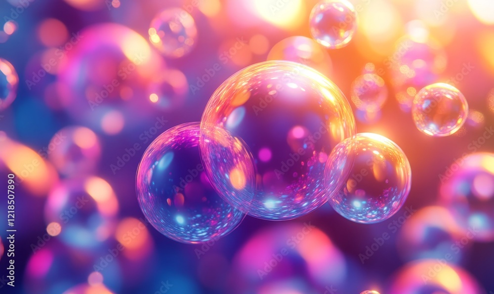 Abstract 3d rendering of colorful glossy pebbles. Smooth organic shapes for modern background. Poster, cover, branding, banner, placard., Generative AI Abstract 3d rendering of colorful glossy pebbles. Smooth organic shapes for modern background. Poster, cover, branding, banner, placard., Generative AI