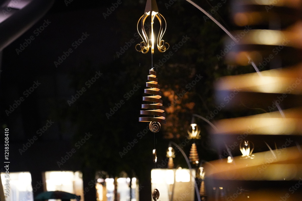 Obraz premium christmas tree at night