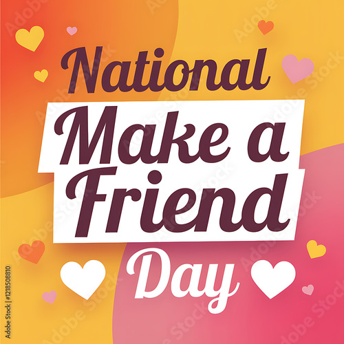 Wallpaper Mural national make a friend day Torontodigital.ca