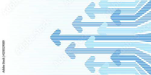 Abstract financial background with arrows  Concept decrease. Vector illustration.