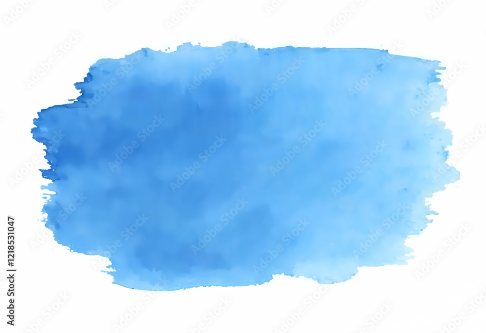 Fototapeta premium Soft Blue Watercolor Backdrop Enhancing Creativity and Calm Inspiration. Generative AI