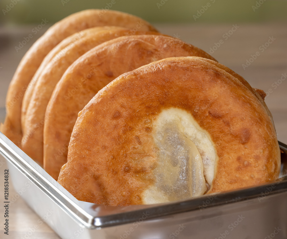 Lard cookies, a Bavarian specialty called Ausgezogene