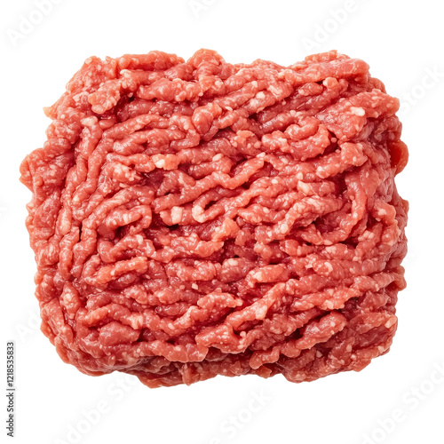 Wallpaper Mural minced meat beef forcemeat isolated white background clipping path Torontodigital.ca