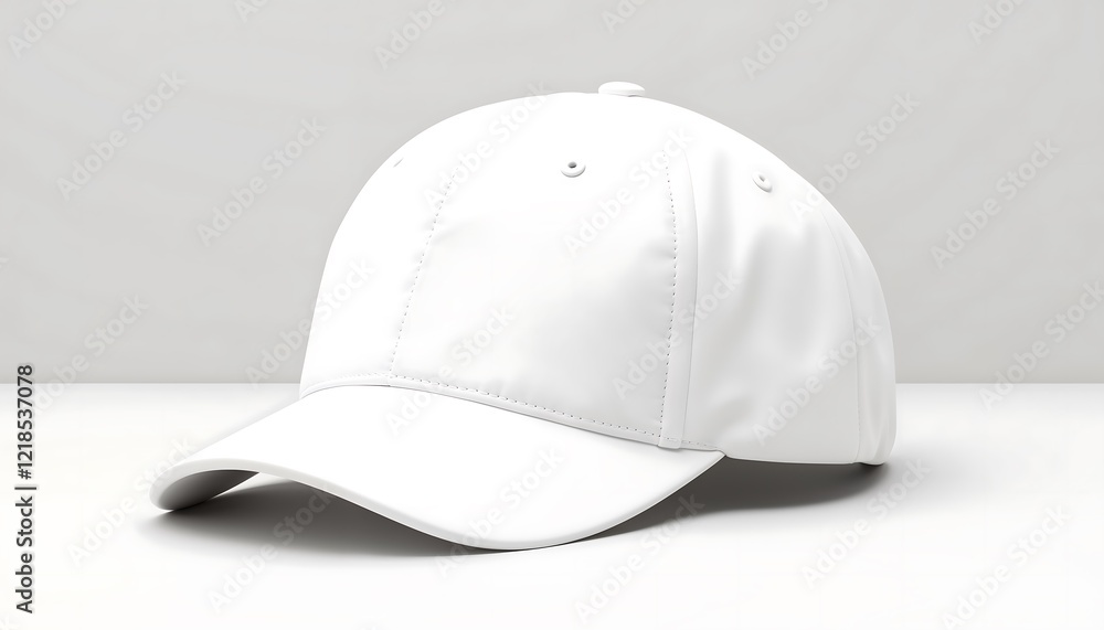 Blank White Baseball Cap Mockup for Design Blank White Baseball Cap Mockup for Design