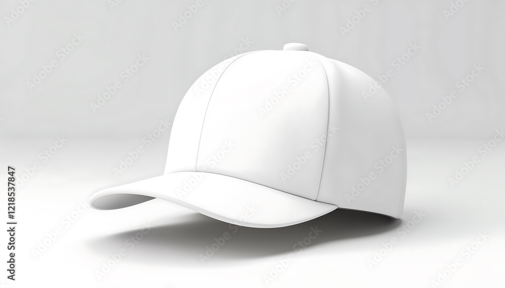 Blank White Baseball Cap Mockup for Design Blank White Baseball Cap Mockup for Design