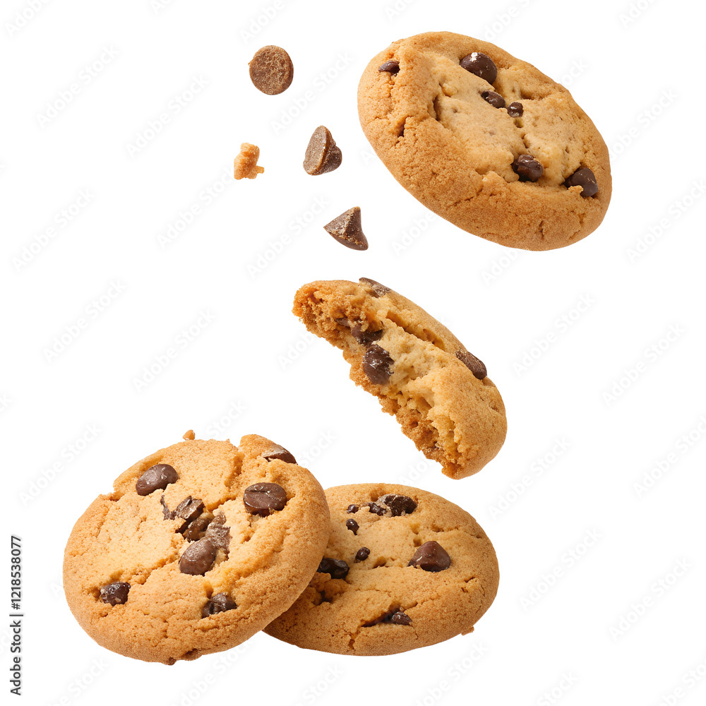 chocolate chip cookies transparent background chocolate chip cookies transparent background