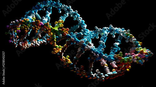 An illustrative portrayal of the function of Nuclease enzyme in DNA degradation photo