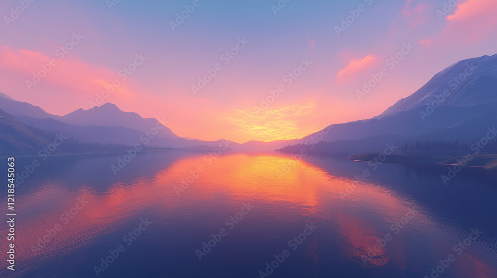 sunrise over the lake sunrise over the lake