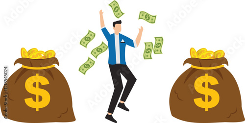 Profit from capital gains or wealth accumulation