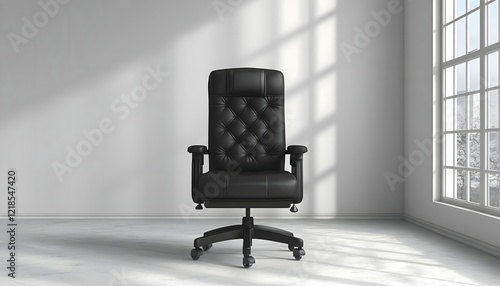 Ergonomic Office Chair Featuring Adjustable Lumbar Support for Maximum Comfort photo