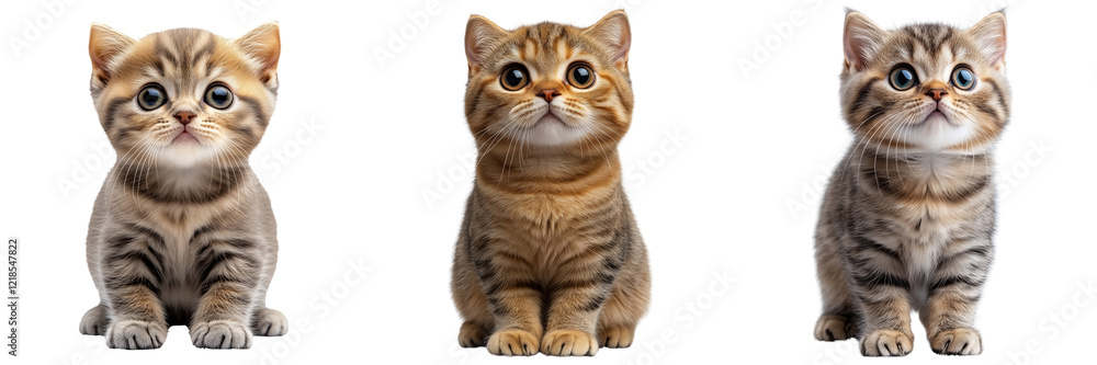Cute kitten portraits and adorable indoor shots on transparent background Cute kitten portraits and adorable indoor shots on transparent background
