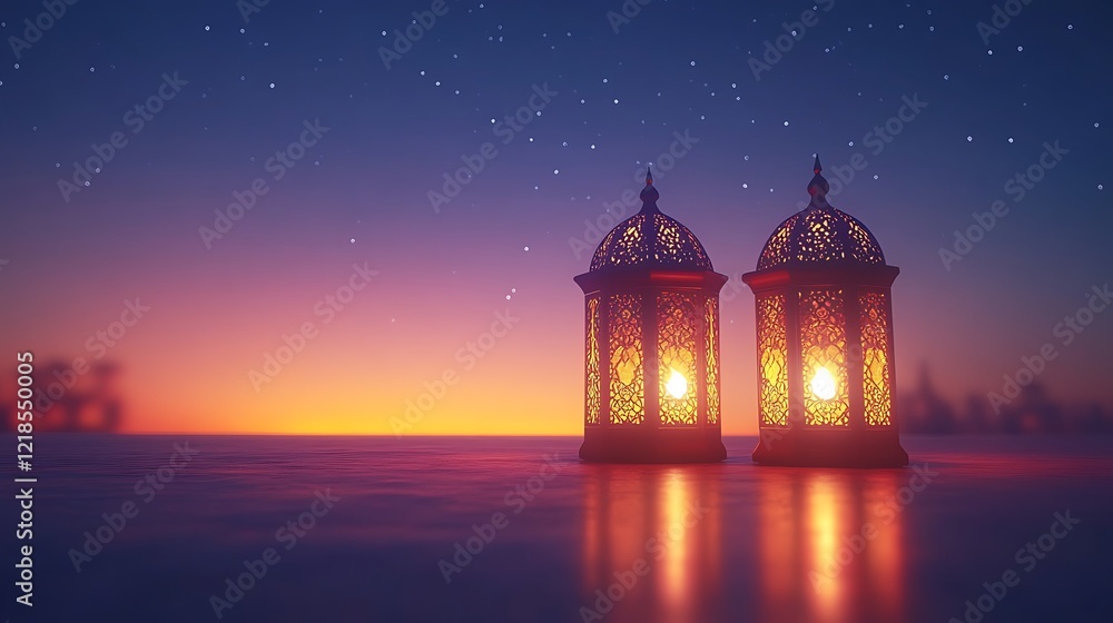 Fototapeta premium mosque at night
