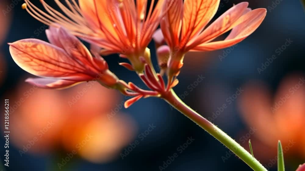 Stunning Close-Up of a Vibrant Orange Flower