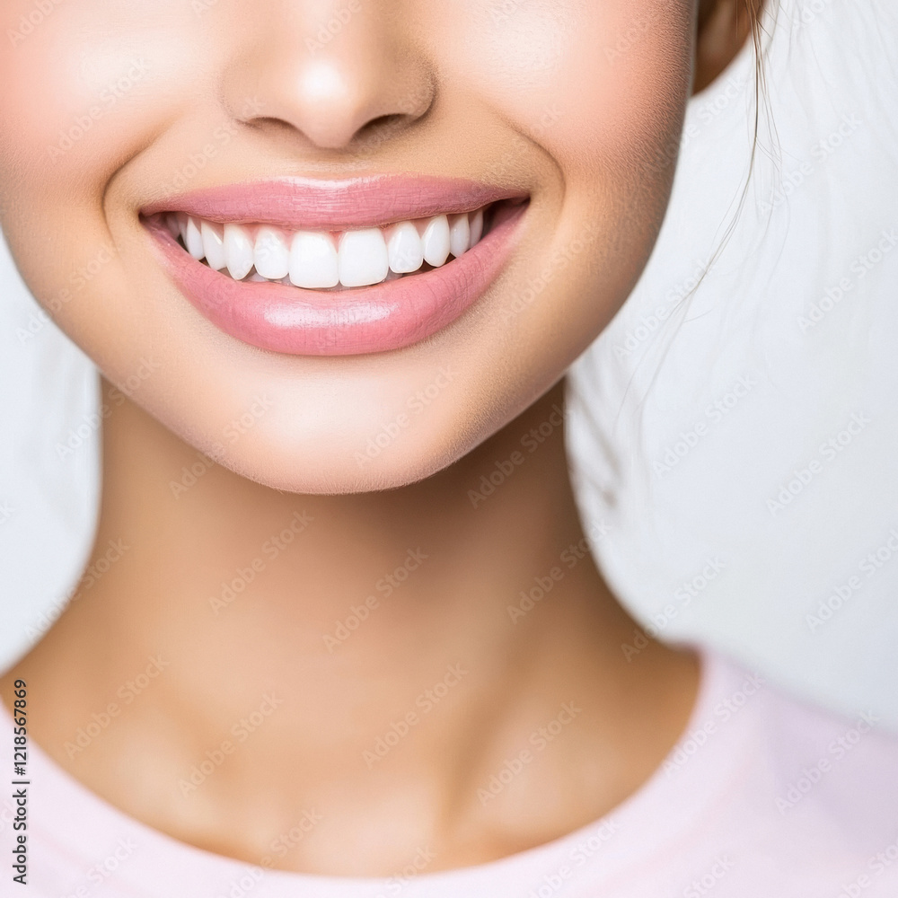 close view of young indian woman showing her teeth close view of young indian woman showing her teeth