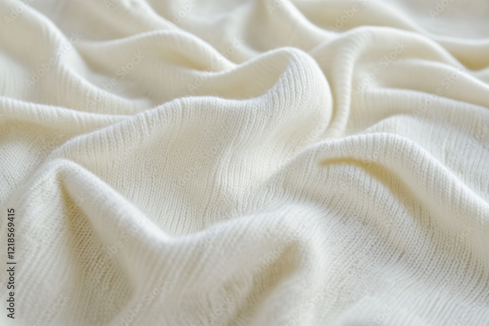 Soft Cream Knit Fabric Texture for Cozy Winter Apparel and Home Decor Soft Cream Knit Fabric Texture for Cozy Winter Apparel and Home Decor