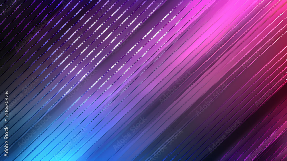 A modern abstract design featuring a blurred background with a diagonal stripe pattern, generative ai