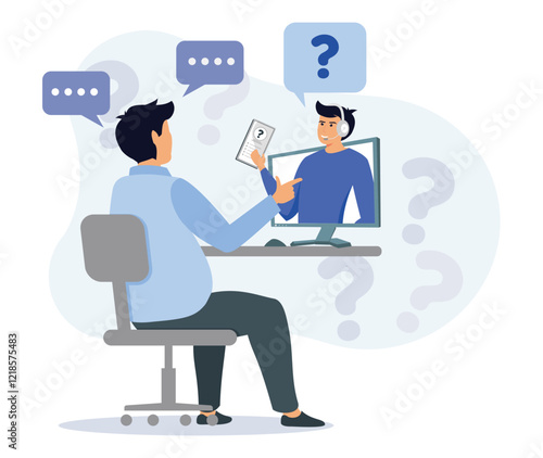 Online Technical Support Through Virtual Video Call Interaction.