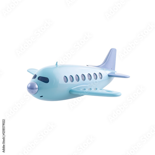 Wallpaper Mural Airplane, plane isolated on white, transparent Torontodigital.ca