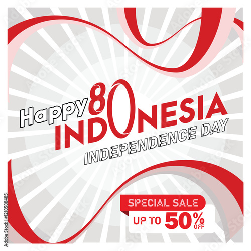 Happy 80th of august indonesia independence day.