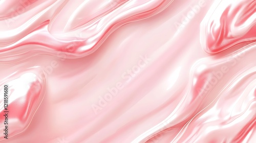 Abstract Pink Liquid Swirling Design Background