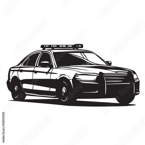 black and white car