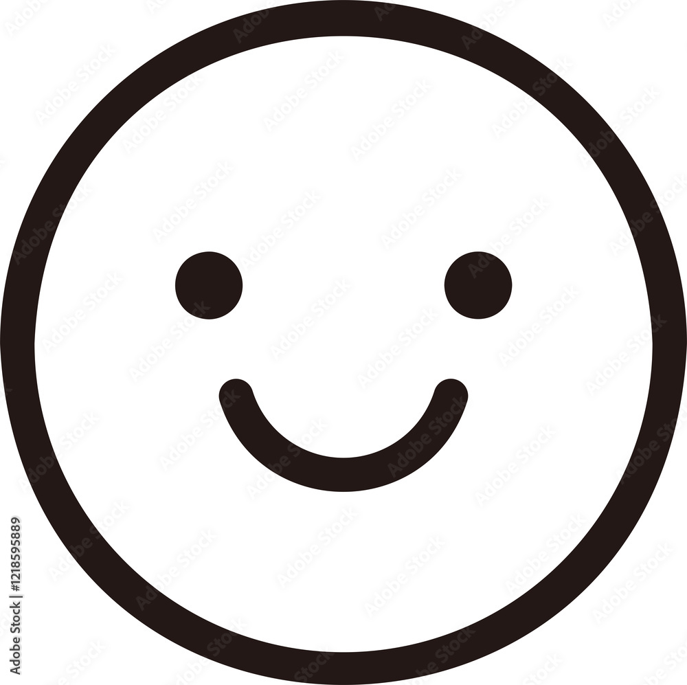 Fototapeta premium Smile Face Emoticon.