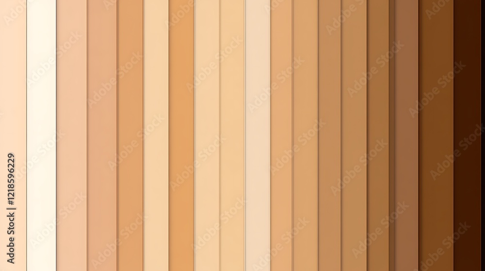 Naklejka premium Vertical Stripes Of Gradual Brown Shades