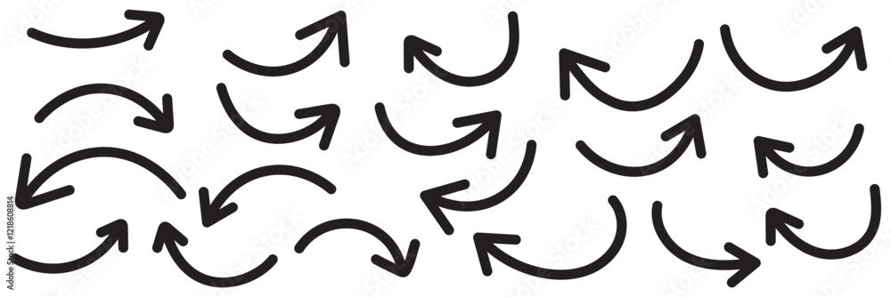 Set of Hand drawn vector arrows doodle on white background. Bold brush drawn arrows. Hand drawn brush vector arrows. Hand drawn organic arrow set. Hand drawn arrow vector icons set. sketch arrow Set of Hand drawn vector arrows doodle on white background. Bold brush drawn arrows. Hand drawn brush vector arrows. Hand drawn organic arrow set. Hand drawn arrow vector icons set. sketch arrow