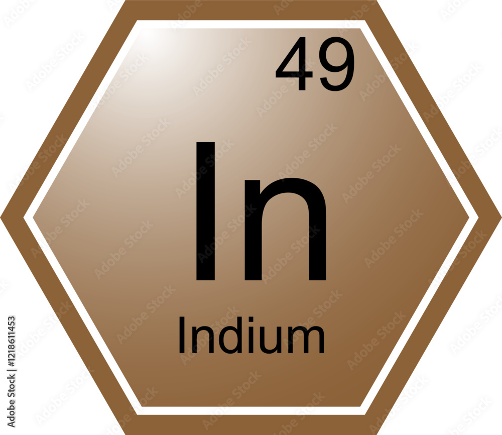 The symbol of the chemical element In is Indium.