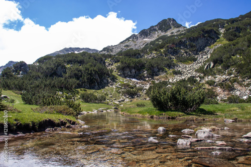 Pirin Mountain around Banderitsa River, Bulgaria photo