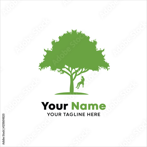 Wood logo, tree felling, suitable for a logo, just change the name, logo tree, wood