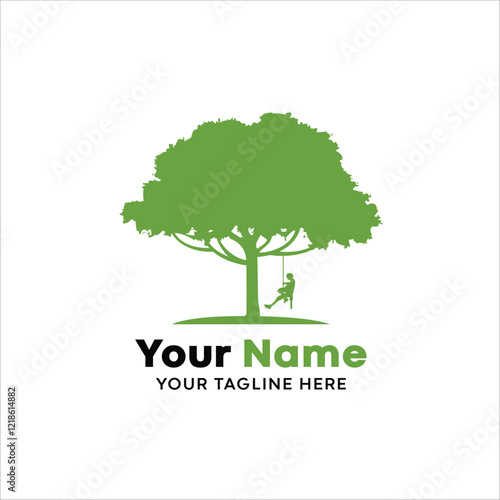 Wood logo, tree felling, suitable for a logo, just change the name, logo tree, wood